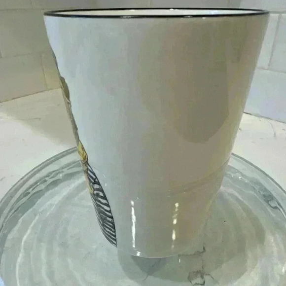 Hipster Brown Bear Mug Cup by Signature 16.5 oz. Big Yellow Glasses & Scarf - Picture 3 of 12